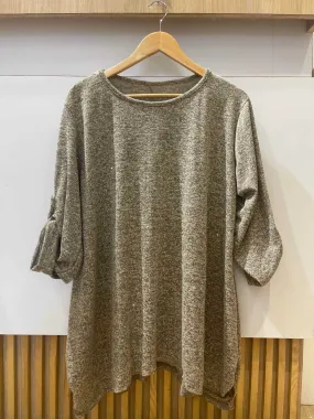 GROSSER PULLOVER mit Strasssteinen