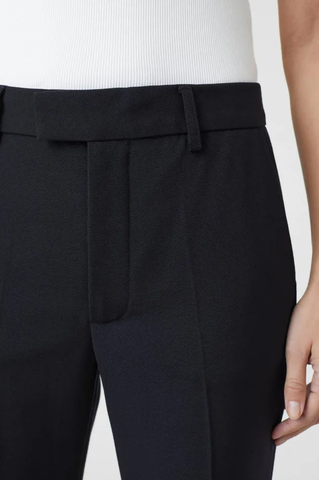 Hose WHARTON mit Kick in Schwarz