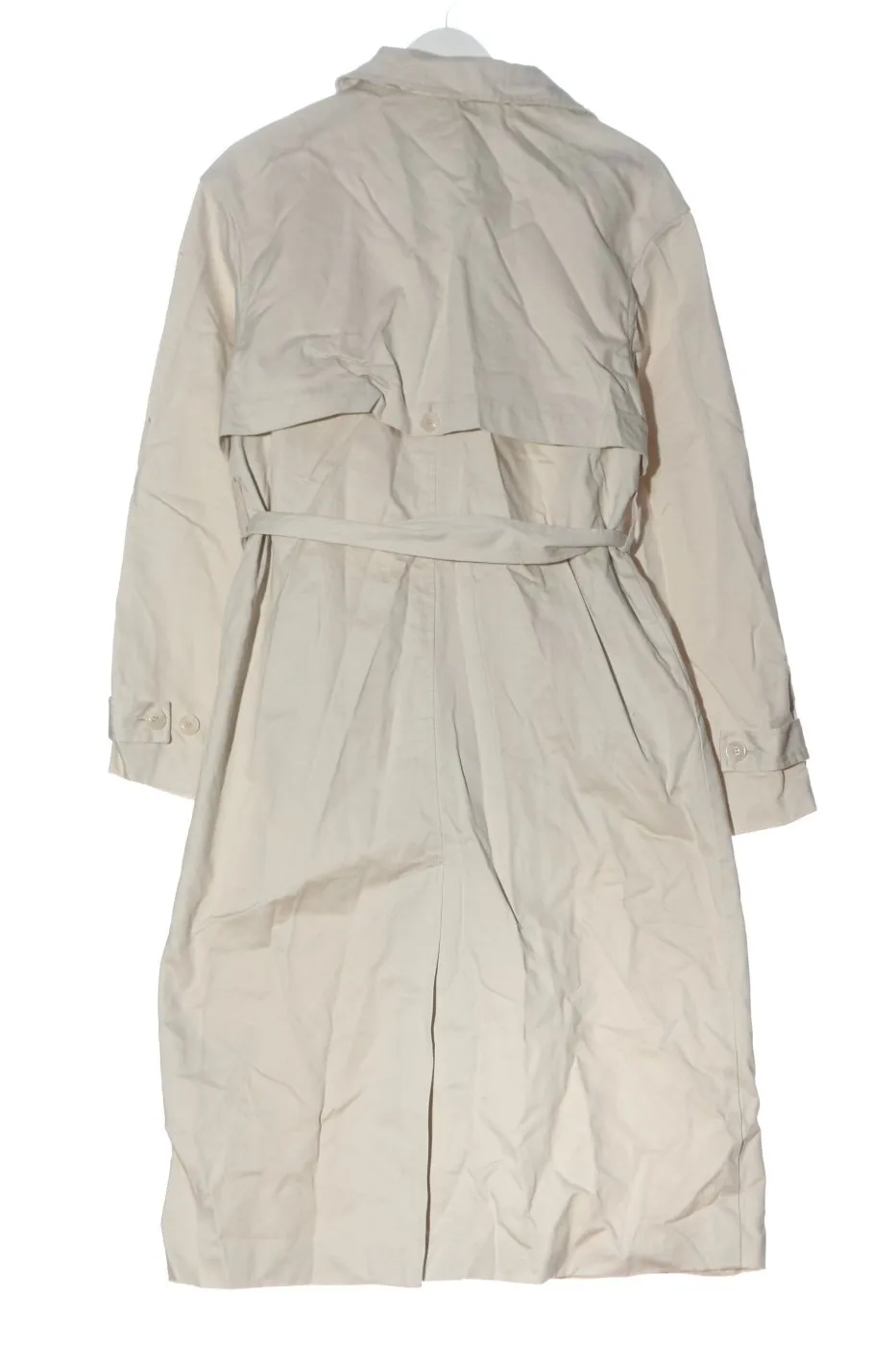 NA-KD bodenlanger Mantel creme Casual-Look